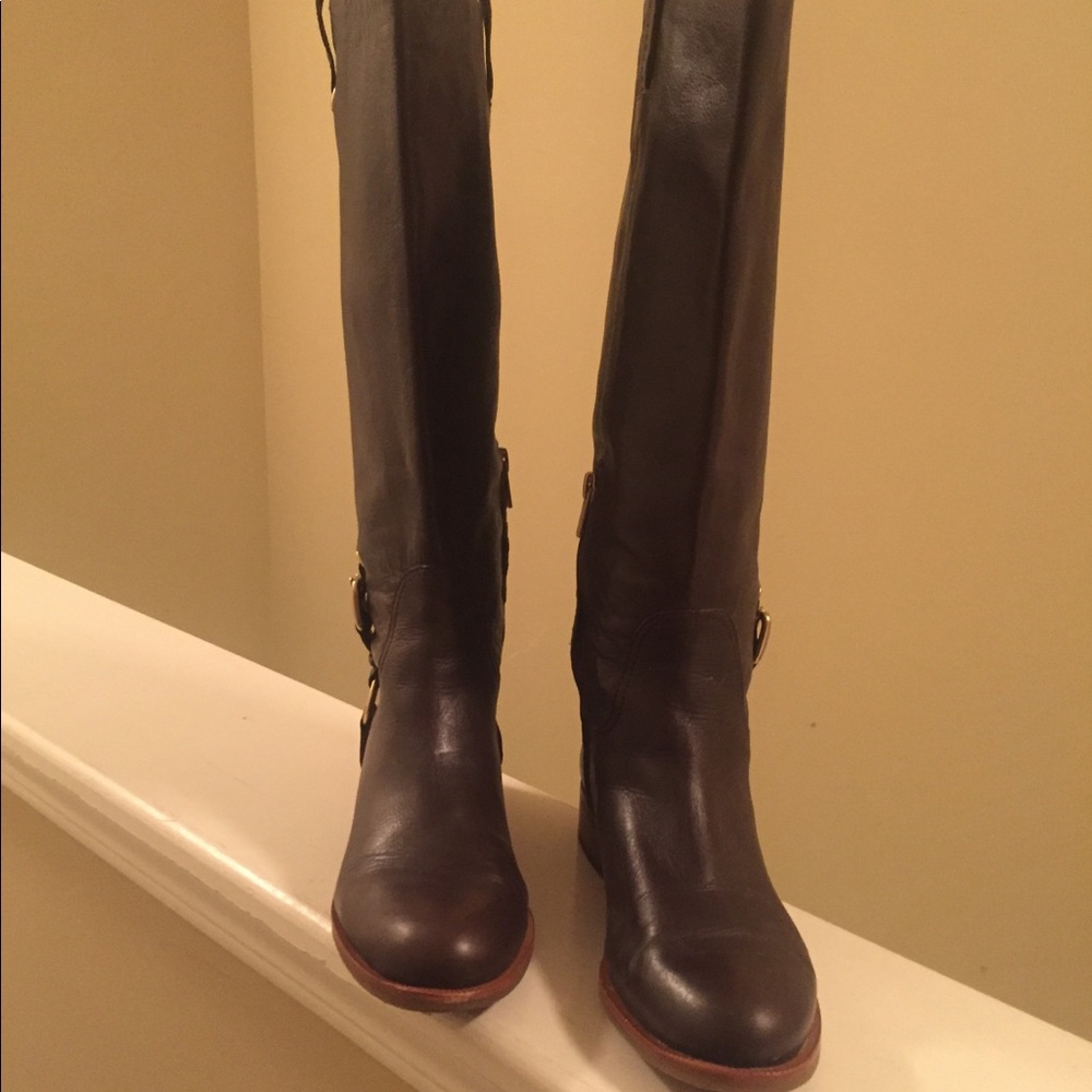 Banana Republic Brown Boots Sz 7 - Picture 2 of 3